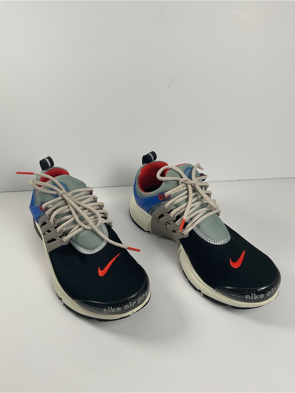 Nike Air Presto Black Red Blue Running Shoes Men’s Size 8 - Picture 3 of 9